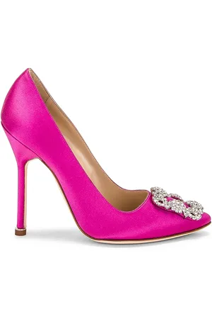 Manolo Blahnik Hangisi 115 Pump in Fuchsia