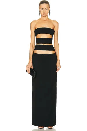 Monot Horizontal Cutout Bandage Maxi Dress in