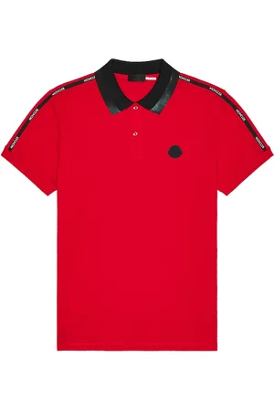 Moncler Matt Black Polo in