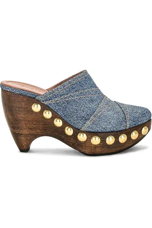 Alaïa Le Sabot Clogs in Blue