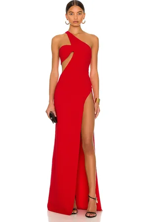 Monot One Shoulder Cut Out Gown in