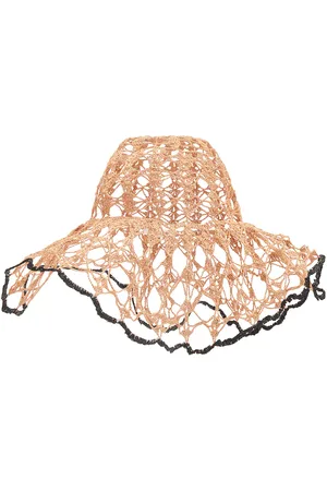Diotima Web Hat in Metallic Copper