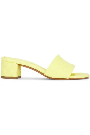 Bottega Veneta Amy Mule Sandal in Lemon
