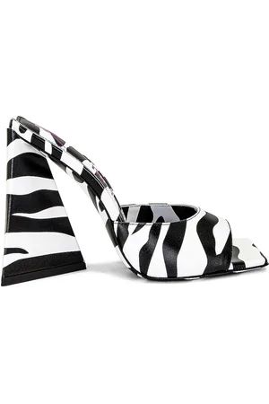 The Attico Devon Mule in White,Black