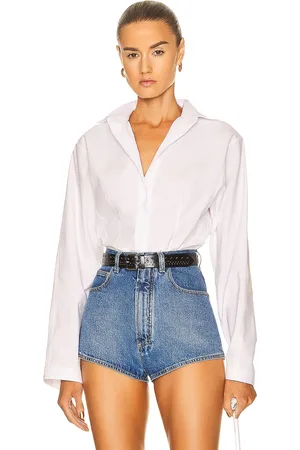 Alaïa Corset Shirt in White