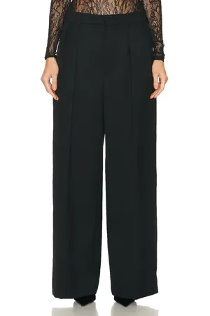 WARDROBE.NYC Low Rise Tuxedo Trouser in
