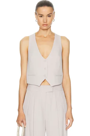The Sei Vest in Beige