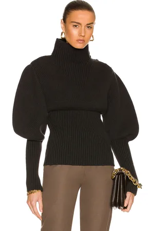 Bottega Veneta Wool Exaggerated Sleeves Sweater in