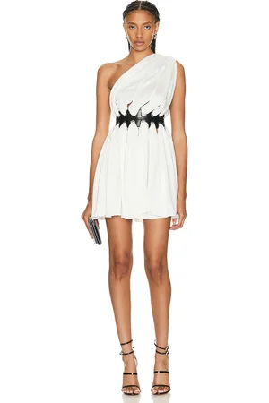 Alaïa Deesse Mini Dress in White