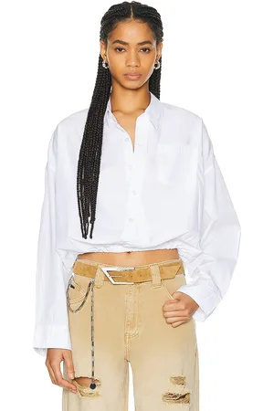 R13 Crossover Bubble Shirt in