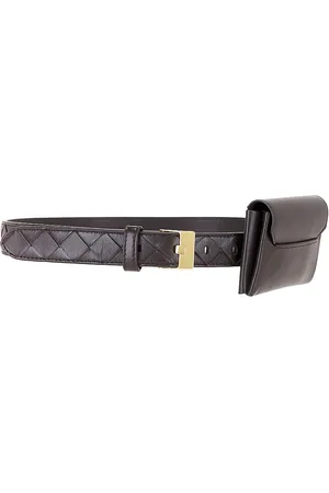 Bottega Veneta Pocket Belt in Chocolate