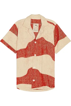 Oas Amber Dune Cuba Terry Shirt in Red