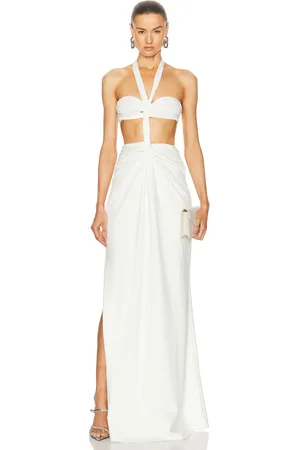 SID NEIGUM Bandeau Knot Knit Dress in
