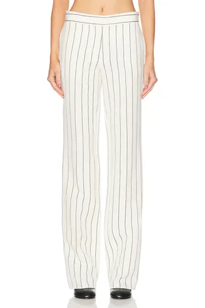 Stella McCartney Straight Leg Pant in Cream