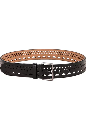 Alaïa Vienne Thin Belt in Black
