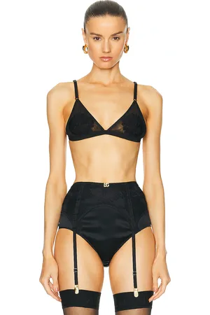 Dolce & Gabbana Triangle Bra in Black
