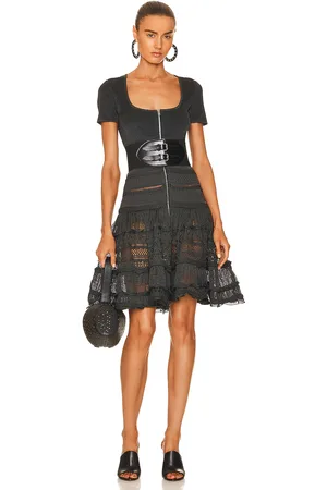 Alaïa Crinoline Dress in Black