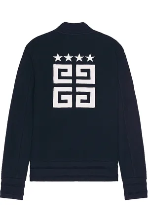 Givenchy Knitted Varsity Jacket in Blue