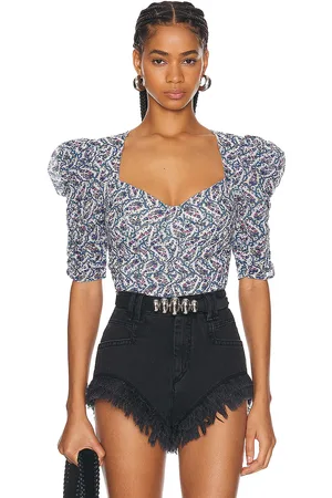 Isabel Marant Galaor Top in Cream