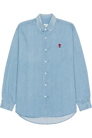 Ami Denim Shirt in Denim-Medium