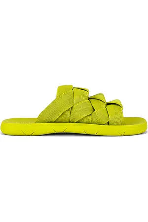 Bottega Veneta Plat Sandal in Green