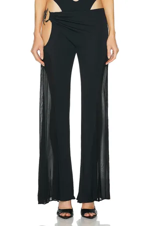 MUGLER Flare Cut Out Pant in