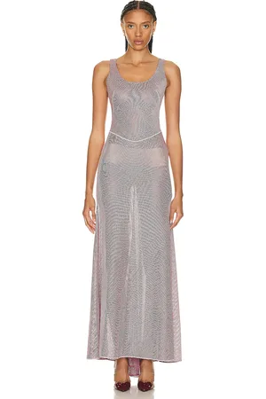 Alaïa Mesh Dress in Lavender