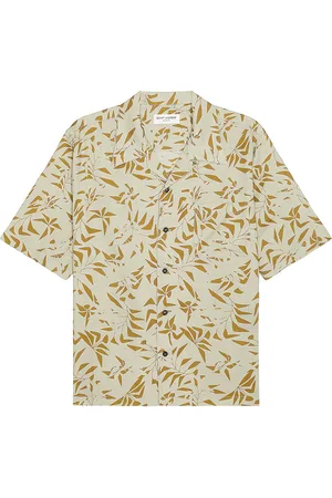 Saint Laurent Hawaii Short Sleeve Shirt in White