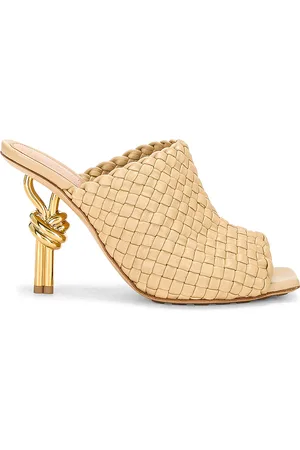 Bottega Veneta Knot Mule Sandal in Nude