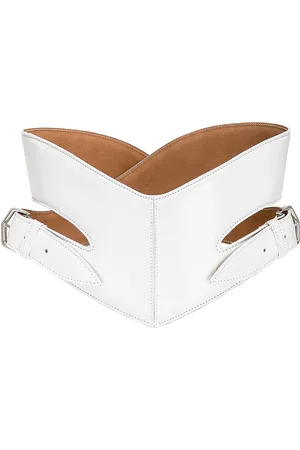 Alaïa Crossed Belt in Cream