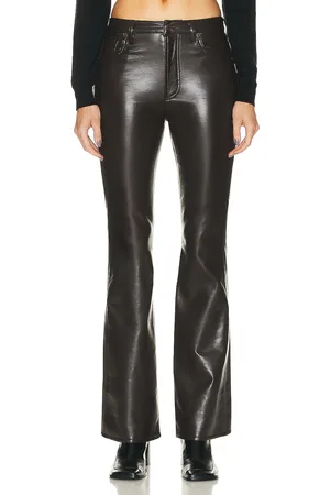 Citizens of Humanity Recycled Leather Lilah Pant in Brown