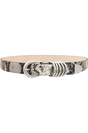 DEHANCHE Hollyhock Snake Belt in Beige