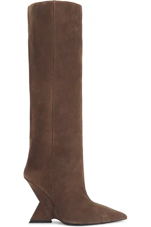 The Attico Cheope Tube Boot in Taupe