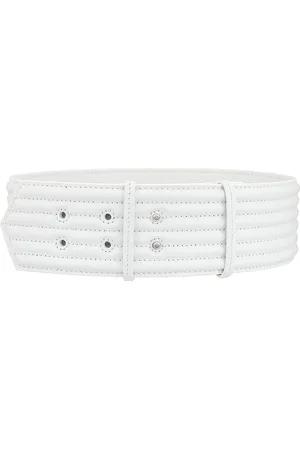 Alaïa Padded Belt in White