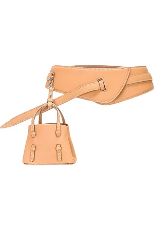 Alaïa Mini Mina Belt in Neutral