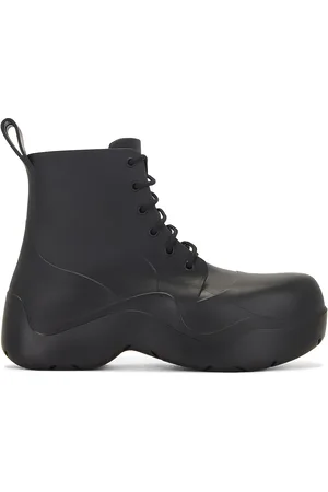 Bottega Veneta Puddle Lace-Up Ankle Boot in