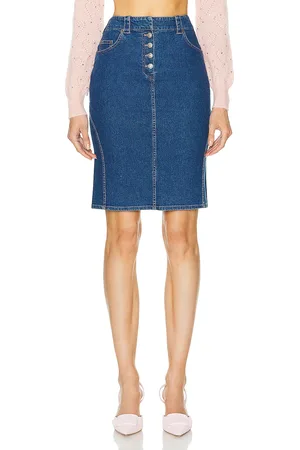 Dior Denim Skirt in Denim-Dark