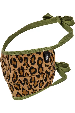 R13 Surplus Mask in Animal Print,Brown
