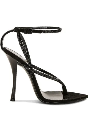 Saint Laurent Nadja Sandal in Black