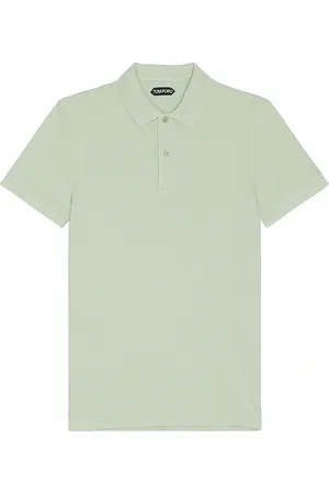 Tom Ford Tennis Piquet Polo in Green