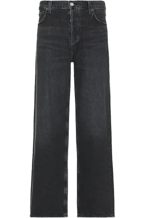 AGOLDE Low Slung Baggy Jean in Black