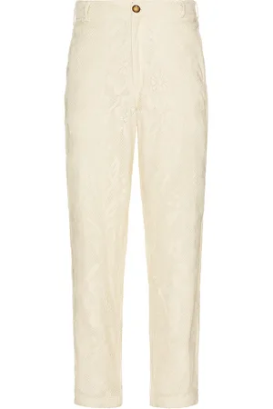 HARAGO Lace Pants in White
