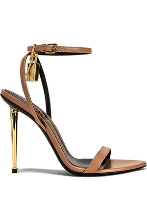 Tom Ford Naked Padlock 105 Sandal in Taupe