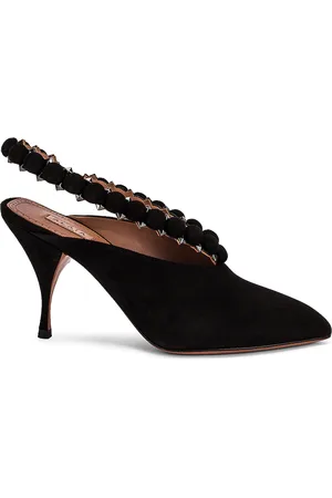 Alaïa Mini Bombe Ankle Strap Pump in Black