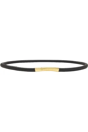 Bottega Veneta Tubular Belt in Black