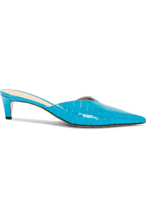Bottega Veneta Punta Mule Pump in Blue