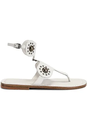 Alaïa Stud Sandals in White