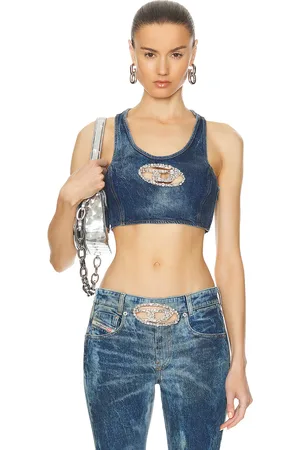 Diesel D Logo Top in -Dark