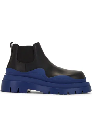 Bottega Veneta Tire Chelsea Ankle Boot in Black