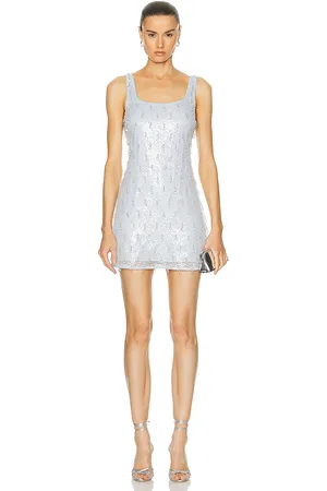 Simkhai Pallas Mini Dress in Baby Blue